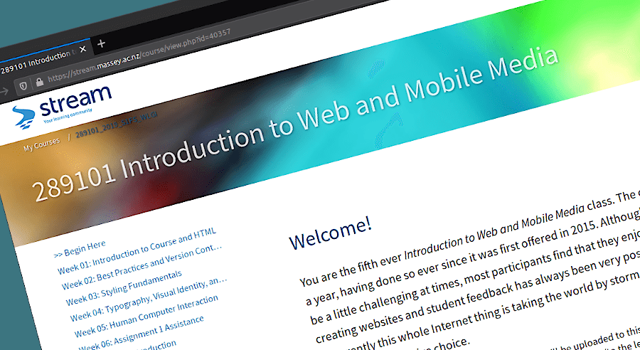 289.101 Intro To Web And Mobile