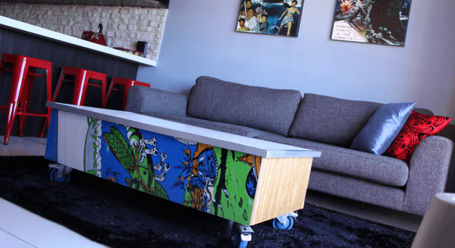 Retro Gaming Cabinet Coffee Table